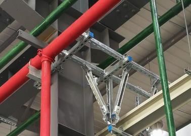 玉田该抗震支架的整体式支吊架结构协调性好